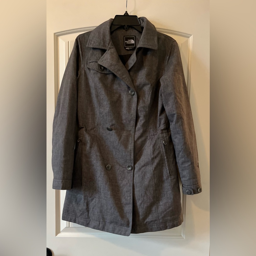The North Face Primaloft Boulevard Coat Double Breasted Mid Length Women’s Small - Picture 1 of 11